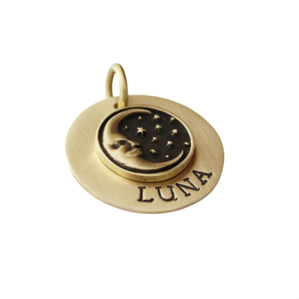 Luna Moon Dog Tag ID