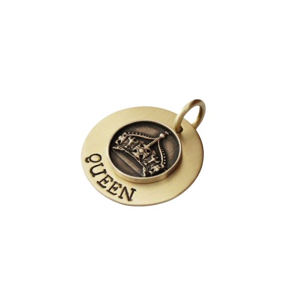 Queen Crown Dog Tag ID