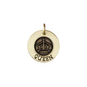 Queen Crown Dog Tag ID