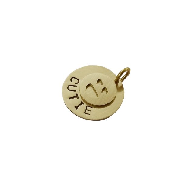 Smile Love Eyes Dog Tag ID for collar (3)