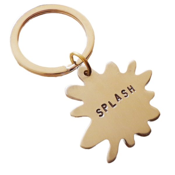 water splash dog tag
